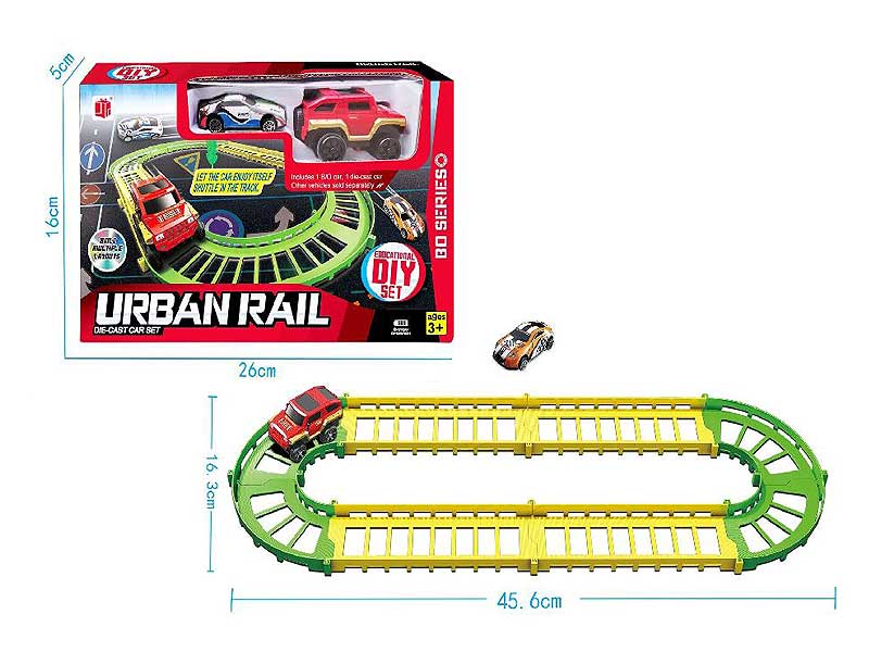B/O Rail Metal Car toys