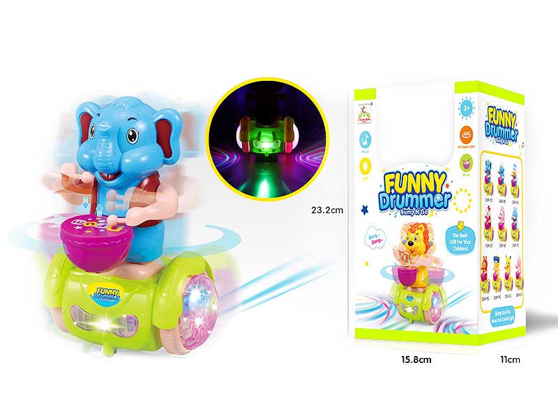 B/O PlayThe Drum Car W/L toys