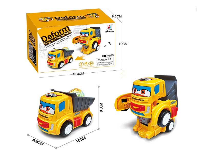 B/O universal Transforms Construction Truck W/L_M toys
