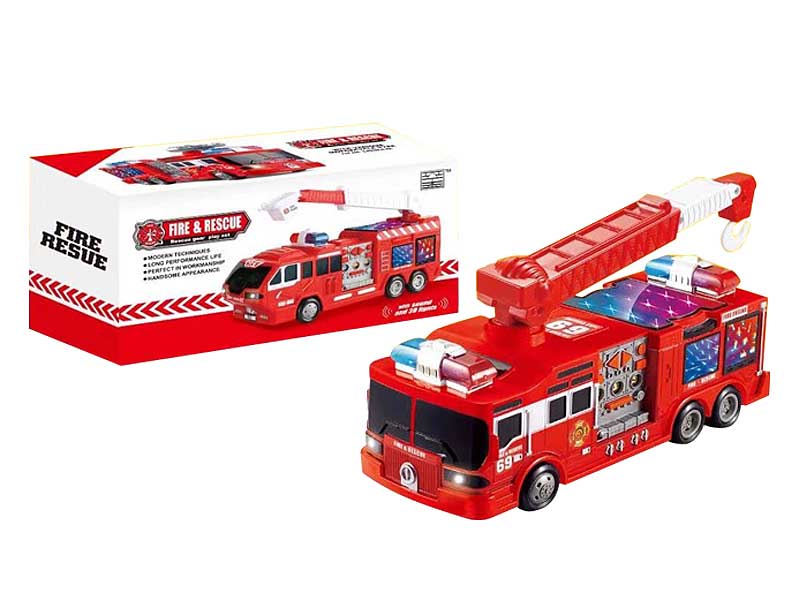 B/O universal Fire Engine with Light Music toys