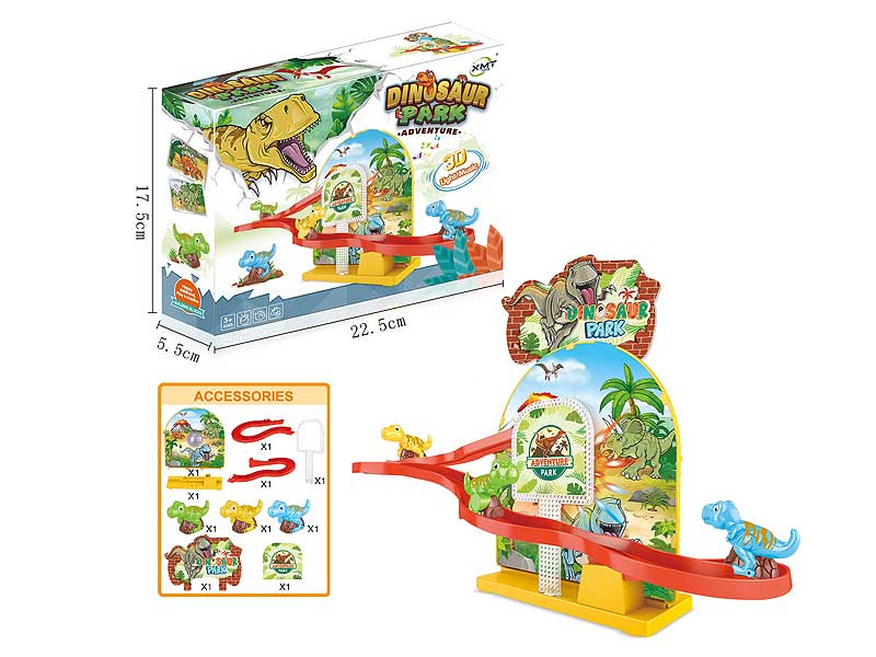 B/O Rail Slide Dinosaur toys