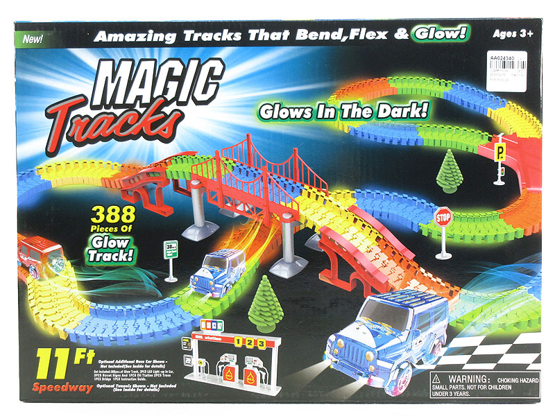 Luminous B/O Rail Car Set toys