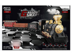 Die Cast Smoky Track Train B/O W/L_M