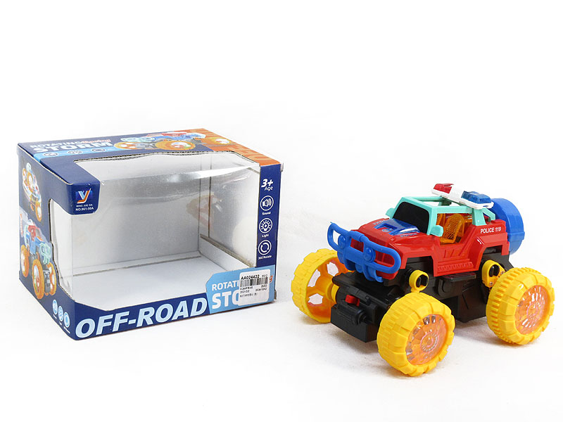 B/O universal Stunt Police Car(3C) toys