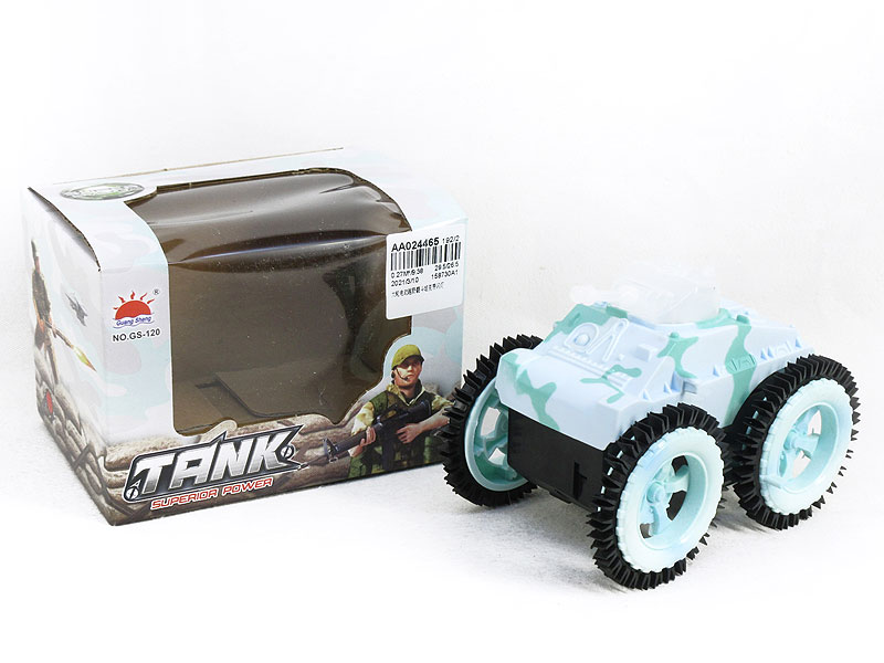B/O Tumbling Tank W/L toys