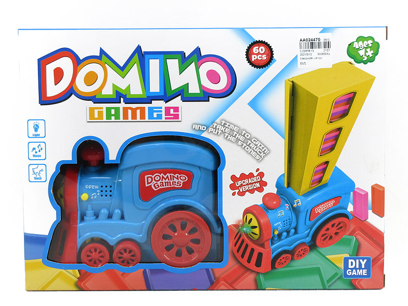 B/O Domino Train W/L_M toys