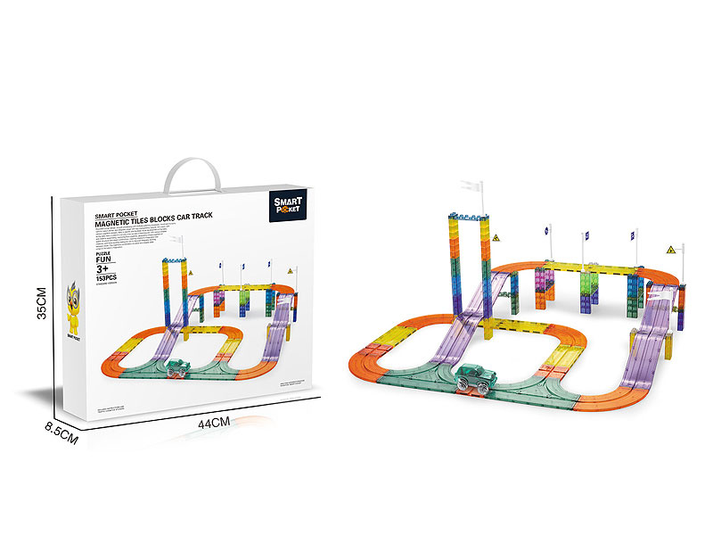 B/O Magnetic Sheet Rail Car toys