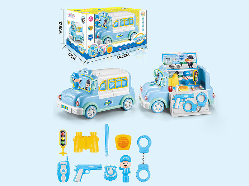 B/O Police Storage Car W/M toys