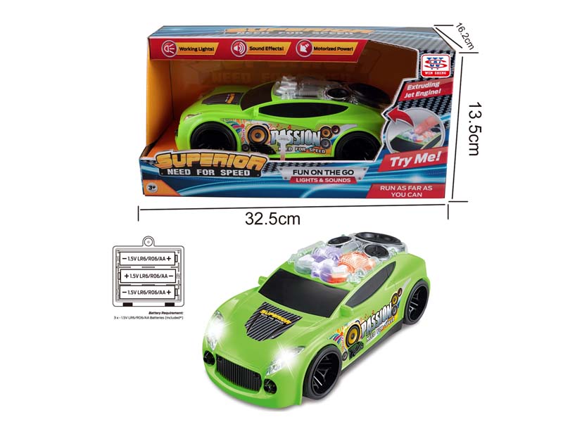 B/O Car W/L_S toys