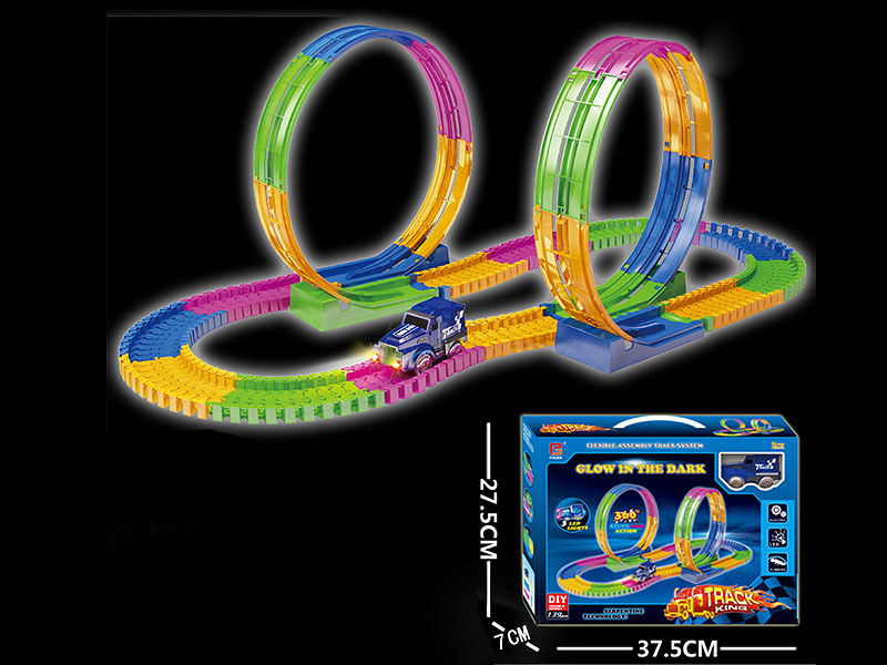 Luminous B/O Rail Car Set toys
