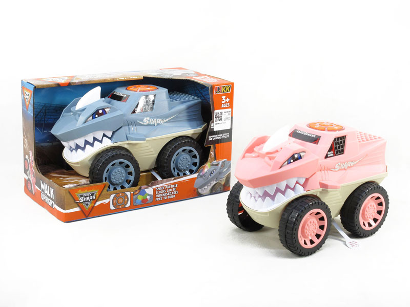 B/O Free Wheel Block Car W/L_M(2C) toys