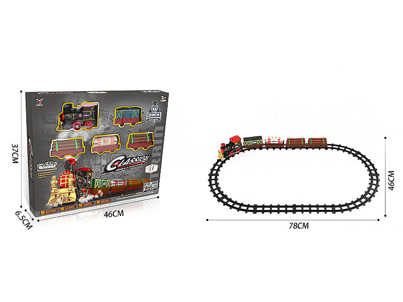 B/O Smoke Orbit Train Set W/L_S toys