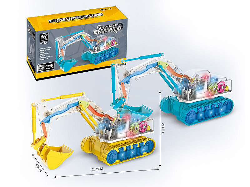 B/O Construction Car W/L(2C) toys