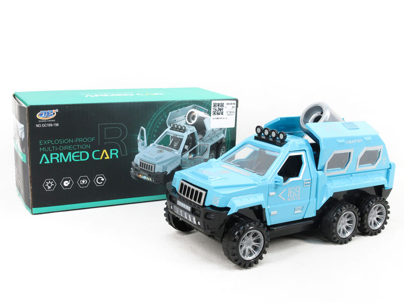 B/O universal Armored Car W/L_M(3C) toys