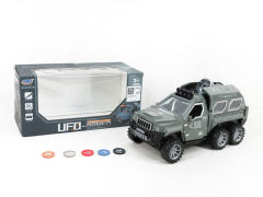 B/O Bump&go Launch Flying Disk Armored Vehicle W/L_M(3C)