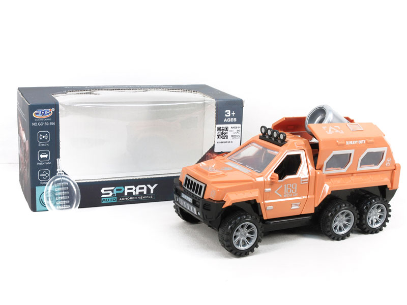 B/O universal Spray Armored Vehicle W/L_M(3C) toys