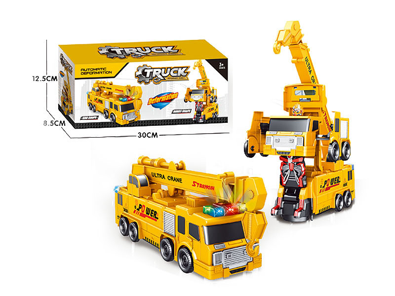 B/O Transforms Construction Truck toys