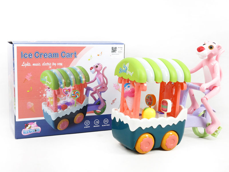 B/O universal Ice Cream Car W/L_M toys