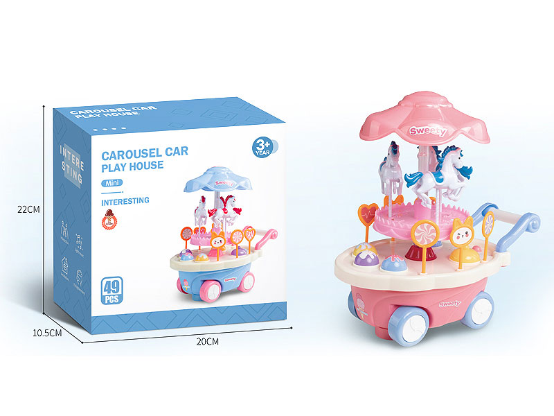 B/O universal Cake Cart W/L_M(2C) toys