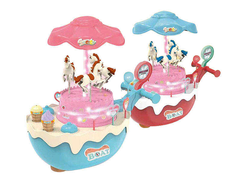 B/O universal Cake Cart W/L_M(2C) toys