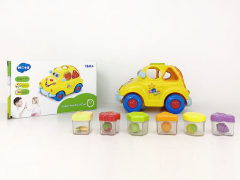 B/O Building Block Fruit Cart W/L_M toys