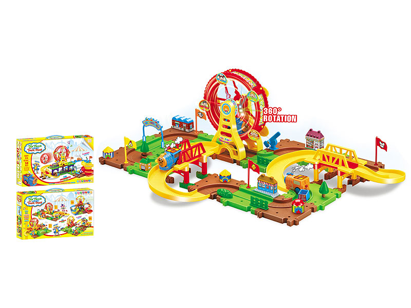 B/O Track Building Block Train toys