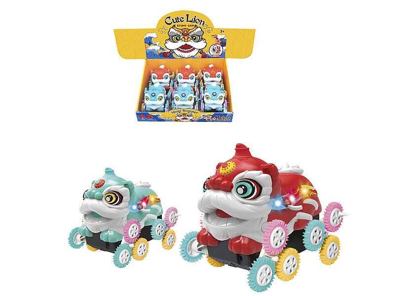 B/O Tumbling Car W/L(6in1) toys