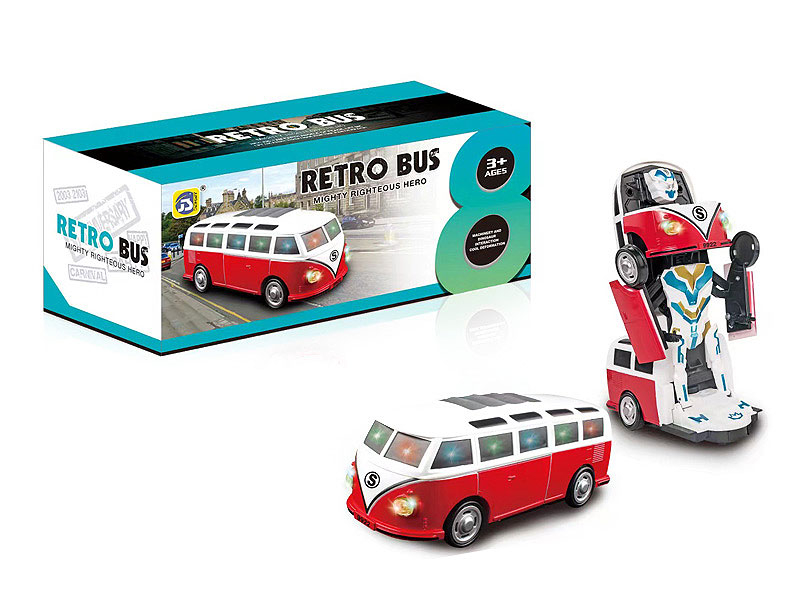 B/O Transforms Bus W/L_M toys