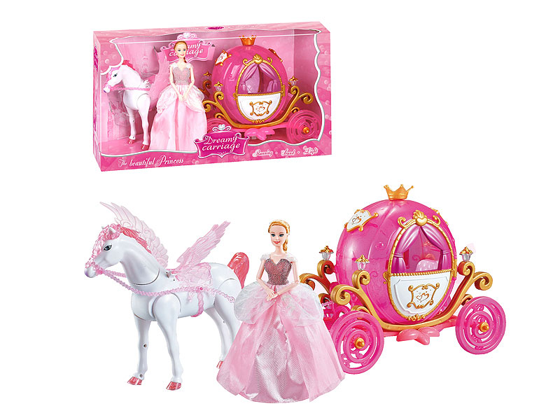 B/O Carriage W/L_M & Princess toys