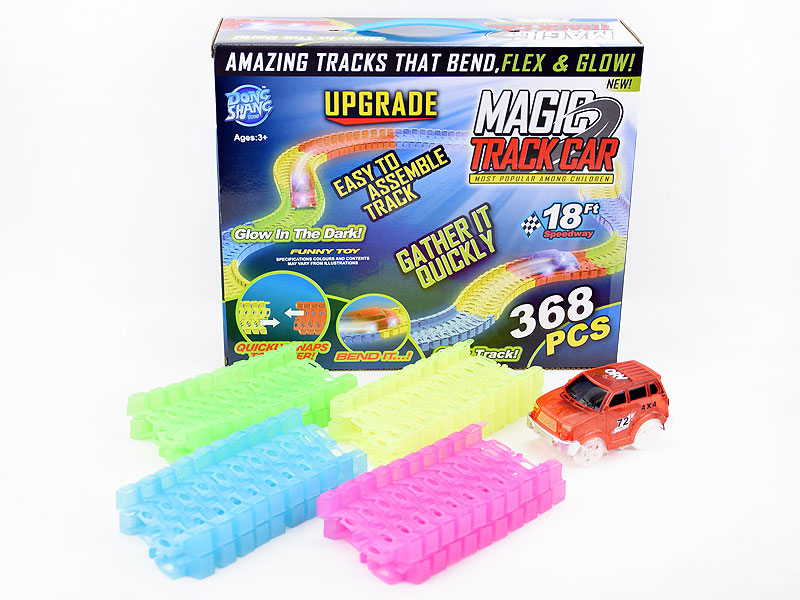 B/O Luminous Track Jeep W/L(2C) toys