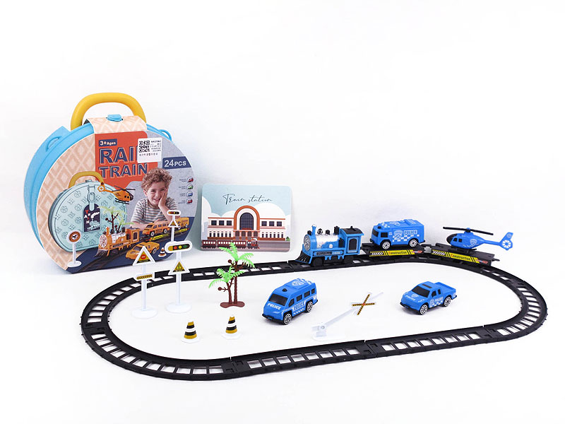 B/O Rail Police Car toys