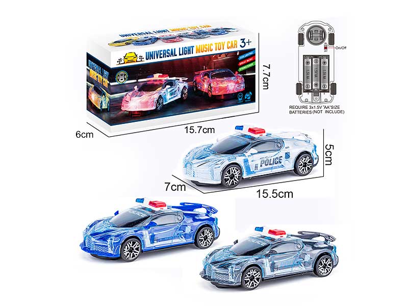 B/O universal Police Car W/L(3C) toys