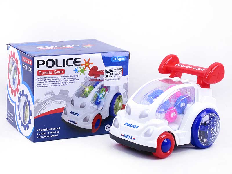 B/O Stunt Police Car W/L_M toys