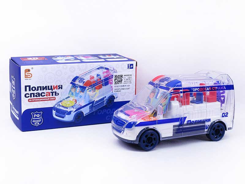 B/O universal Police Car W/L_M toys