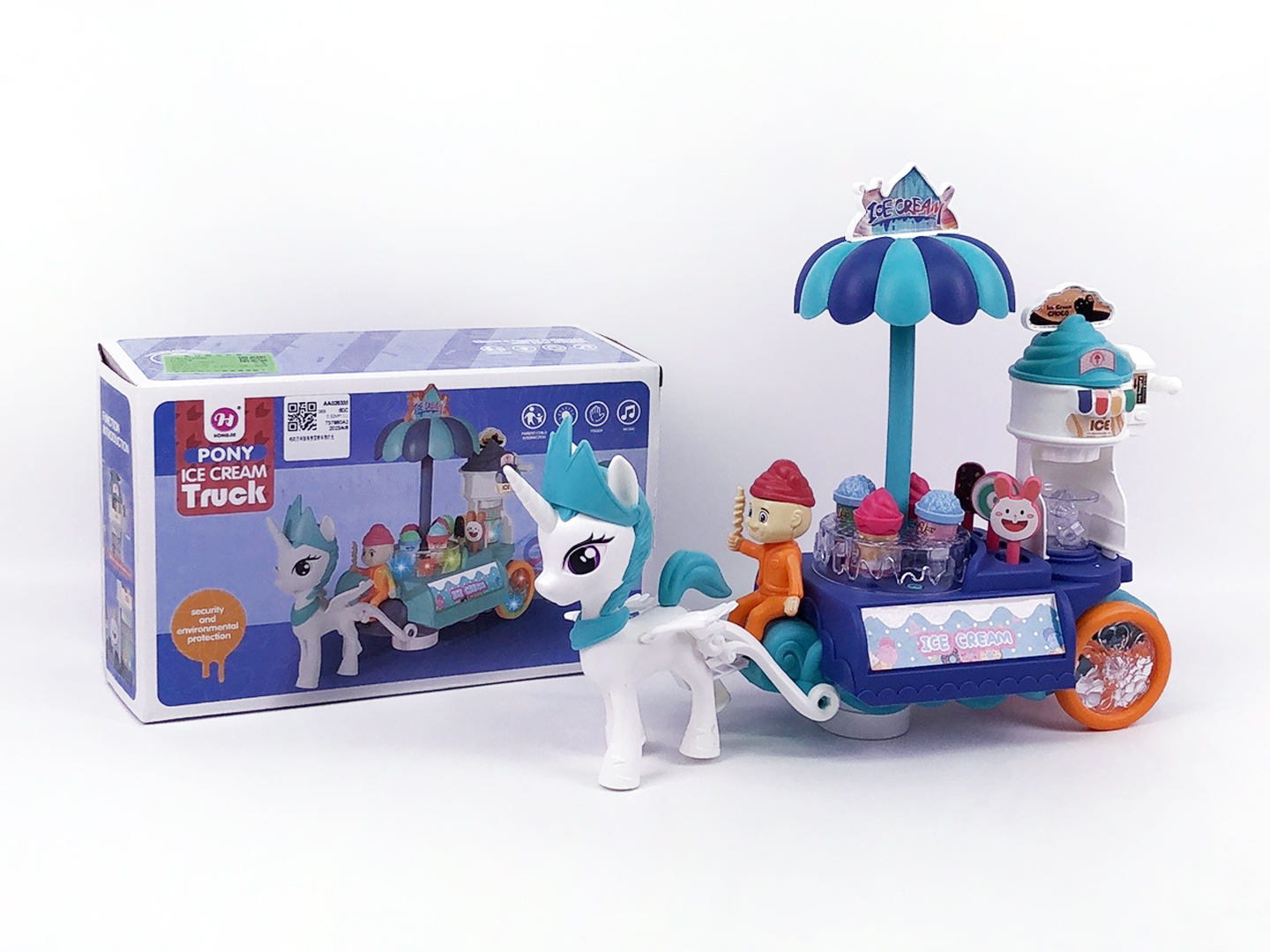B/O universal Ice Cream Cart W/L toys