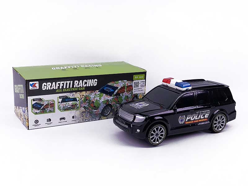 1:16 B/O universal Cross-country Police Car W/L(3C) toys