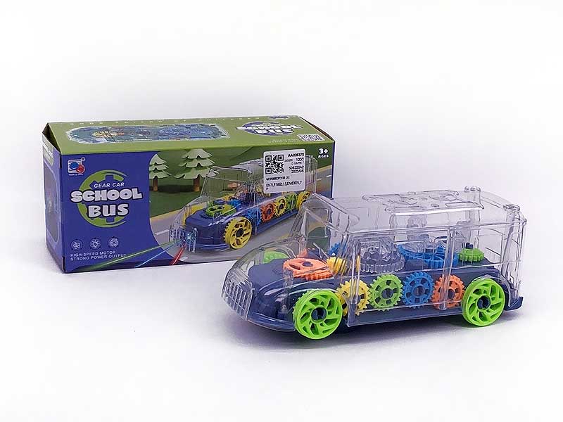 B/O universal School Bus W/L_M(2C) toys
