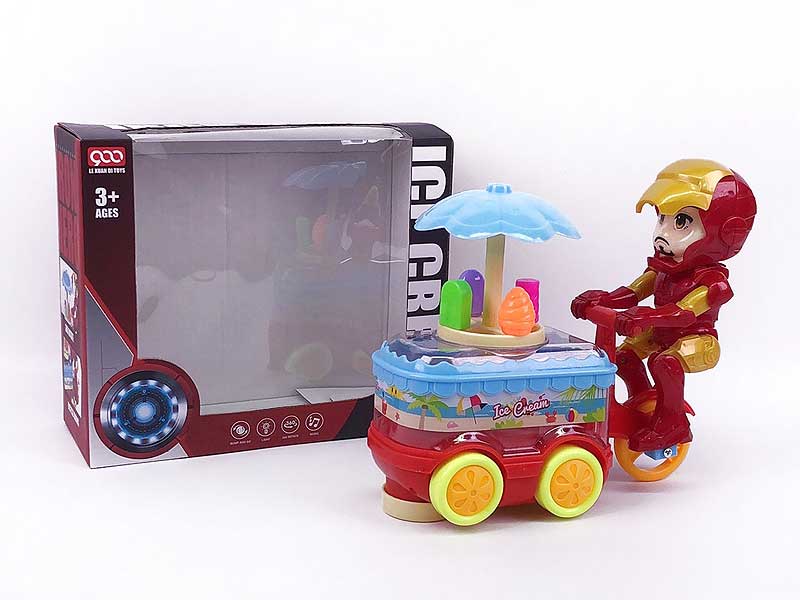 B/O universal Ice Cream Car W/L toys