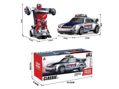 B/O Spray Transforms Police Car toys