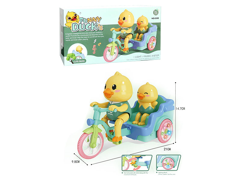 B/O Tricycle W/L_M toys