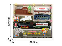 B/O Smoke Train W/L-M toys