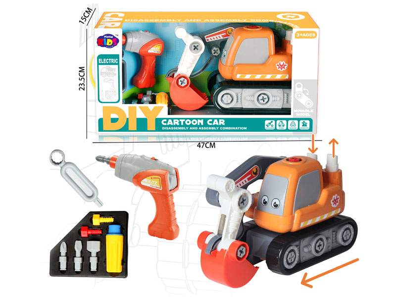 B/O Diy Construction Truck toys