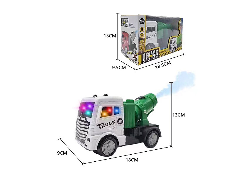 B/O universal Spray Construction Car W/L_M toys
