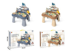 2in1 B/O Slide Amusement Park Magnetic Fishing(2C) toys