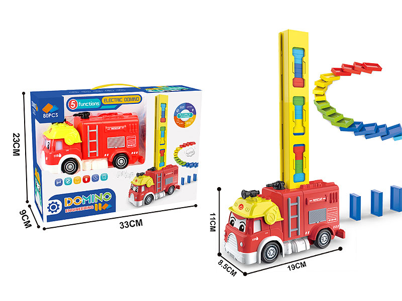 B/O Storytelling Domino Fire Engine toys