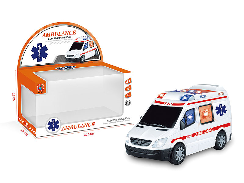 B/O universal Ambulance Car W/L_M toys