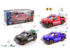 1:16 B/O Spray universal Police Car W/L_M_Charge(3C) toys