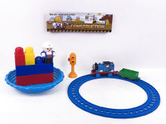 B/O Rail Car & Blocks toys