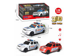 1:16 B/O universal Police Car W/L_M(2C) toys