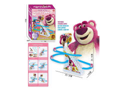 B/O Track Stair Climbing Bear toys